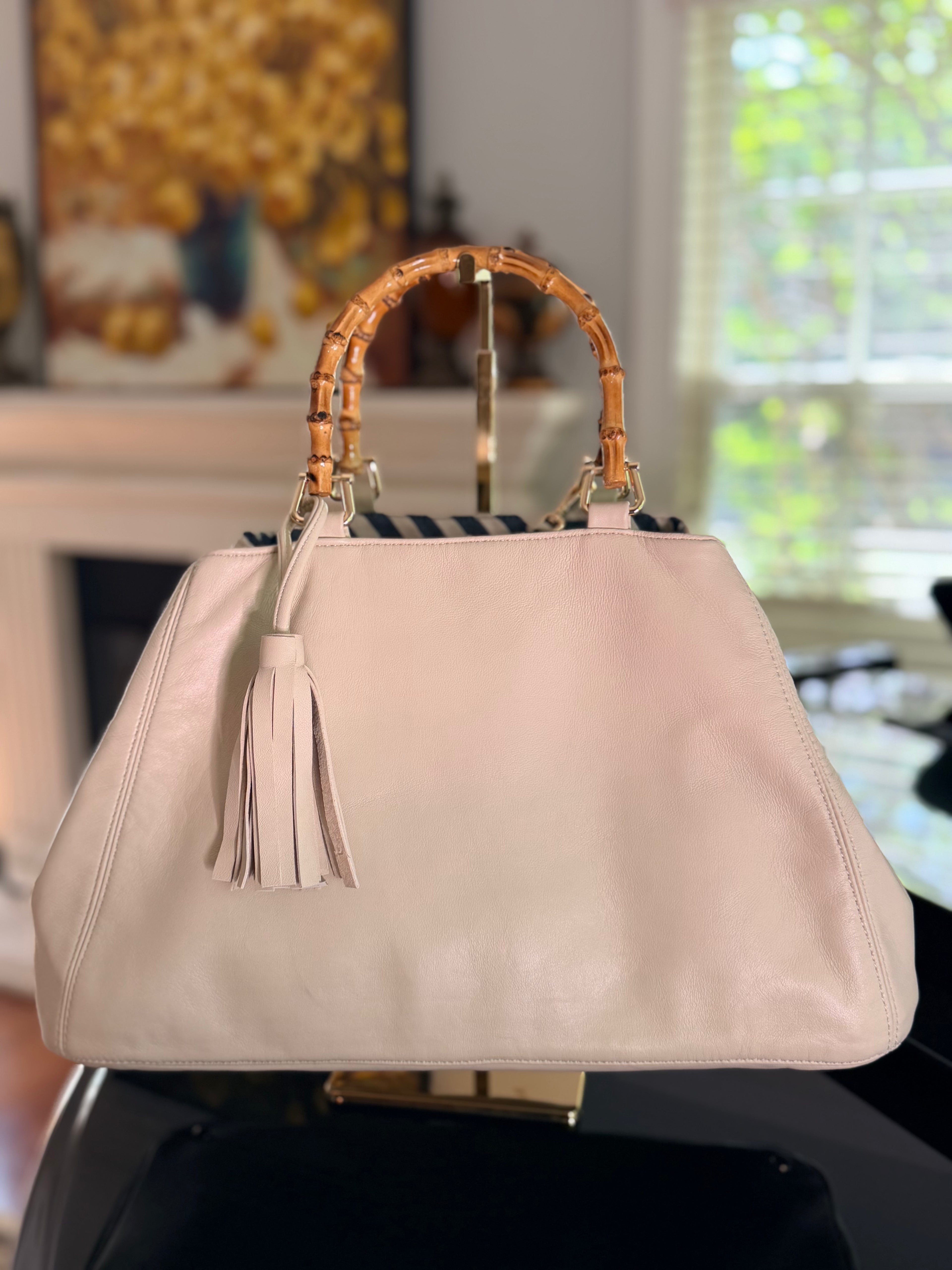 REVERSIBLE / CONVERTIBLE BAMBOO TOTE