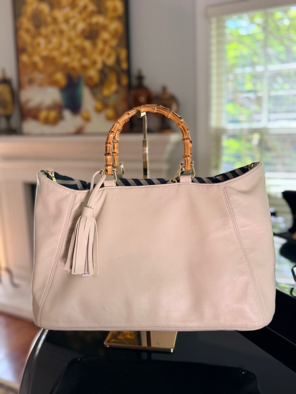 REVERSIBLE / CONVERTIBLE BAMBOO TOTE