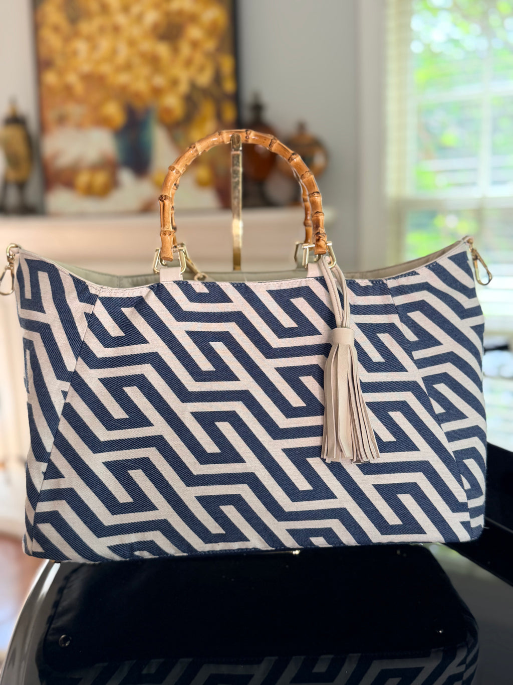REVERSIBLE / CONVERTIBLE BAMBOO TOTE