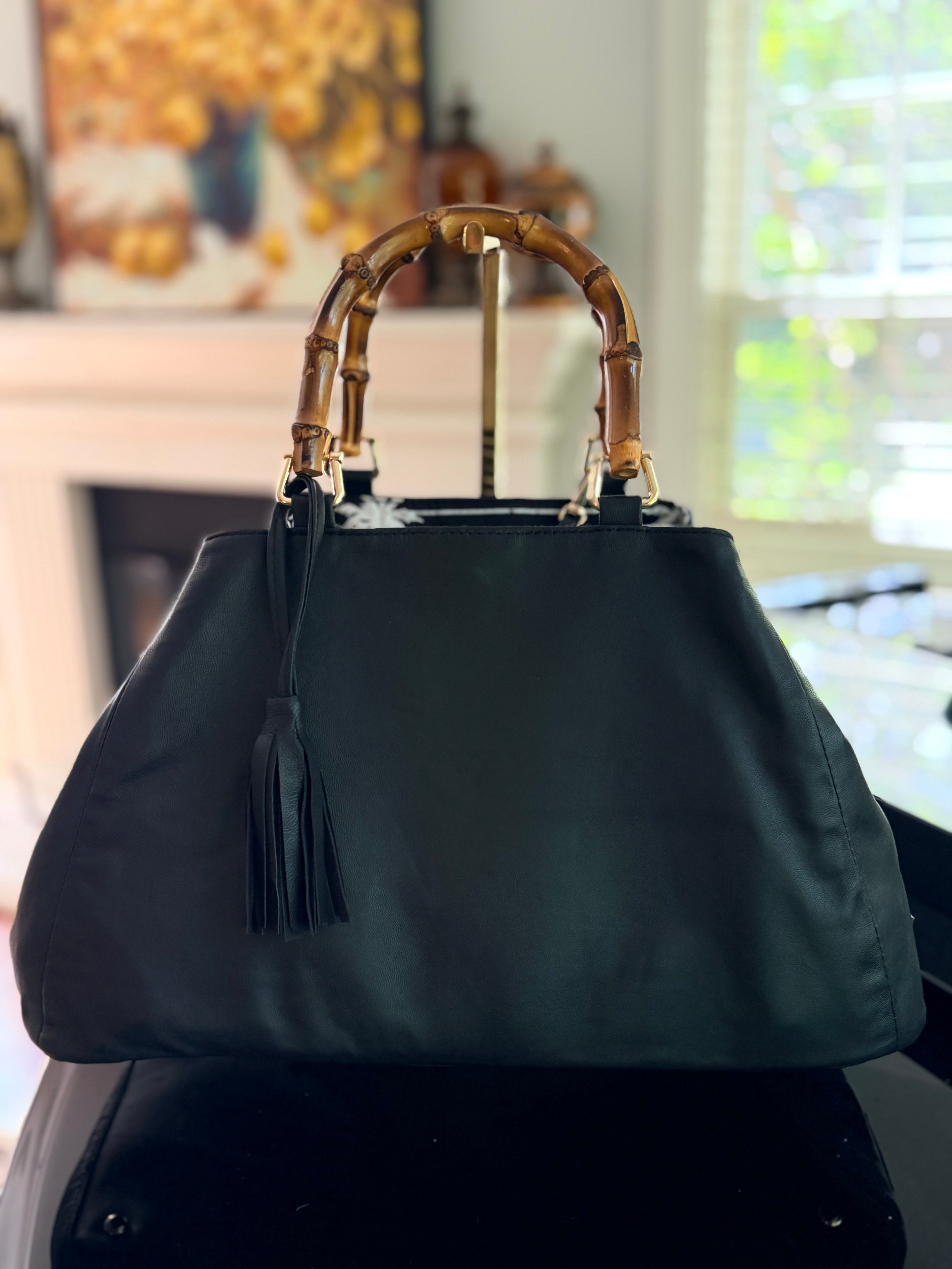 REVERSIBILE / CONVERTIBLE BAMBOO TOTE