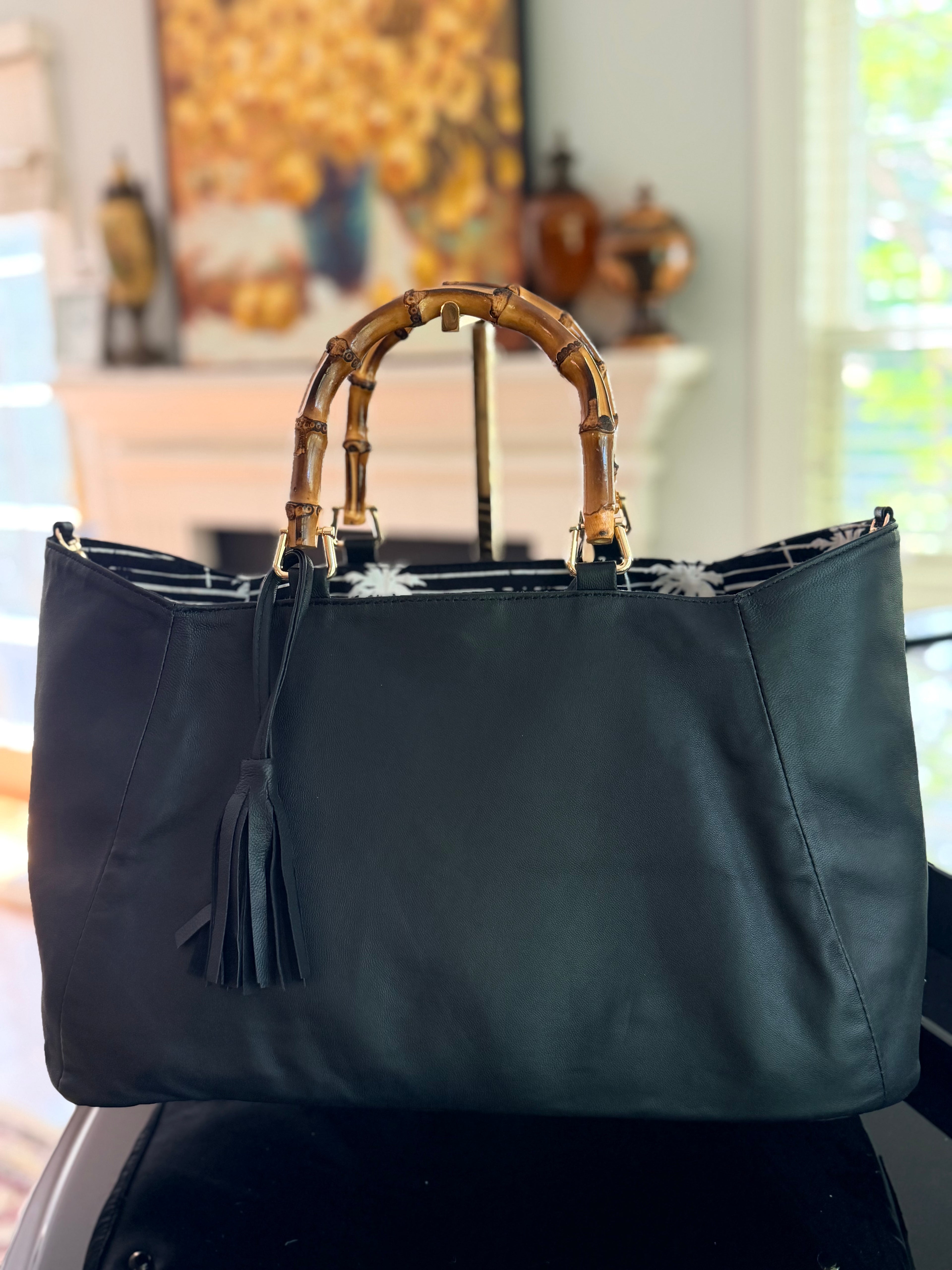 REVERSIBILE / CONVERTIBLE BAMBOO TOTE