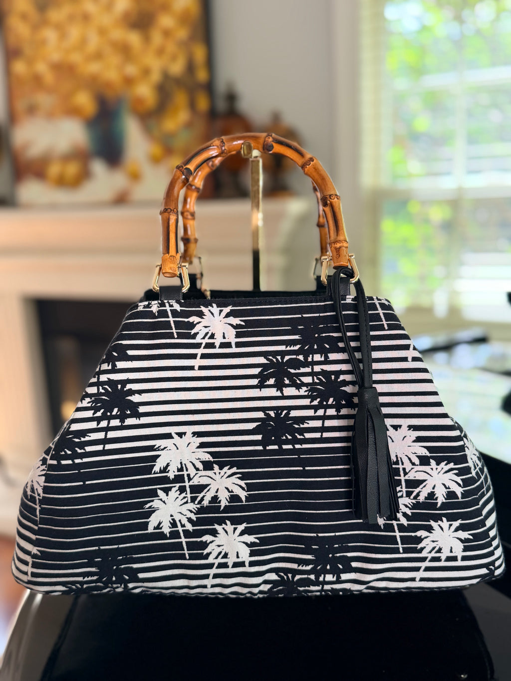 REVERSIBILE / CONVERTIBLE BAMBOO TOTE