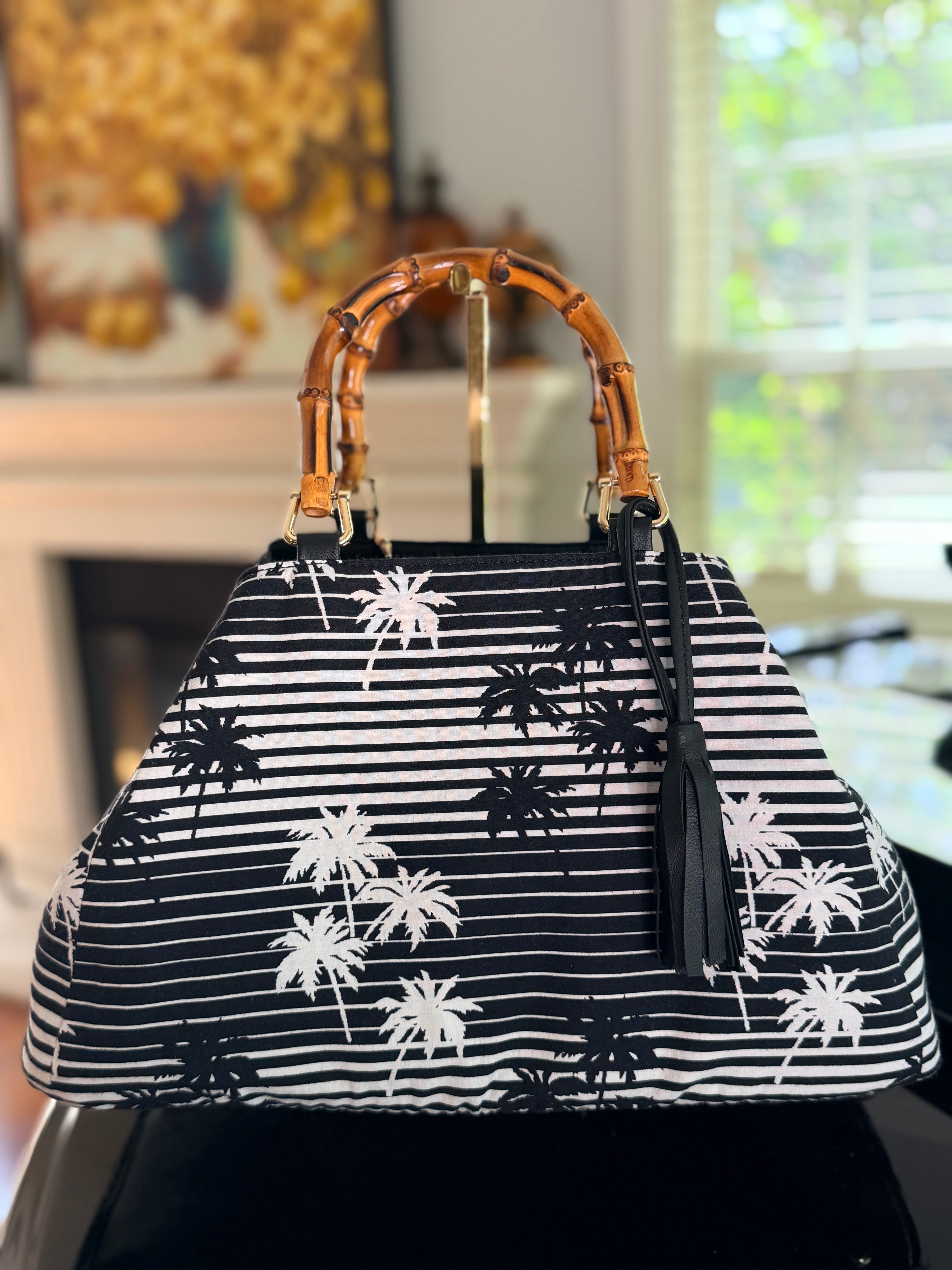 REVERSIBILE / CONVERTIBLE BAMBOO TOTE