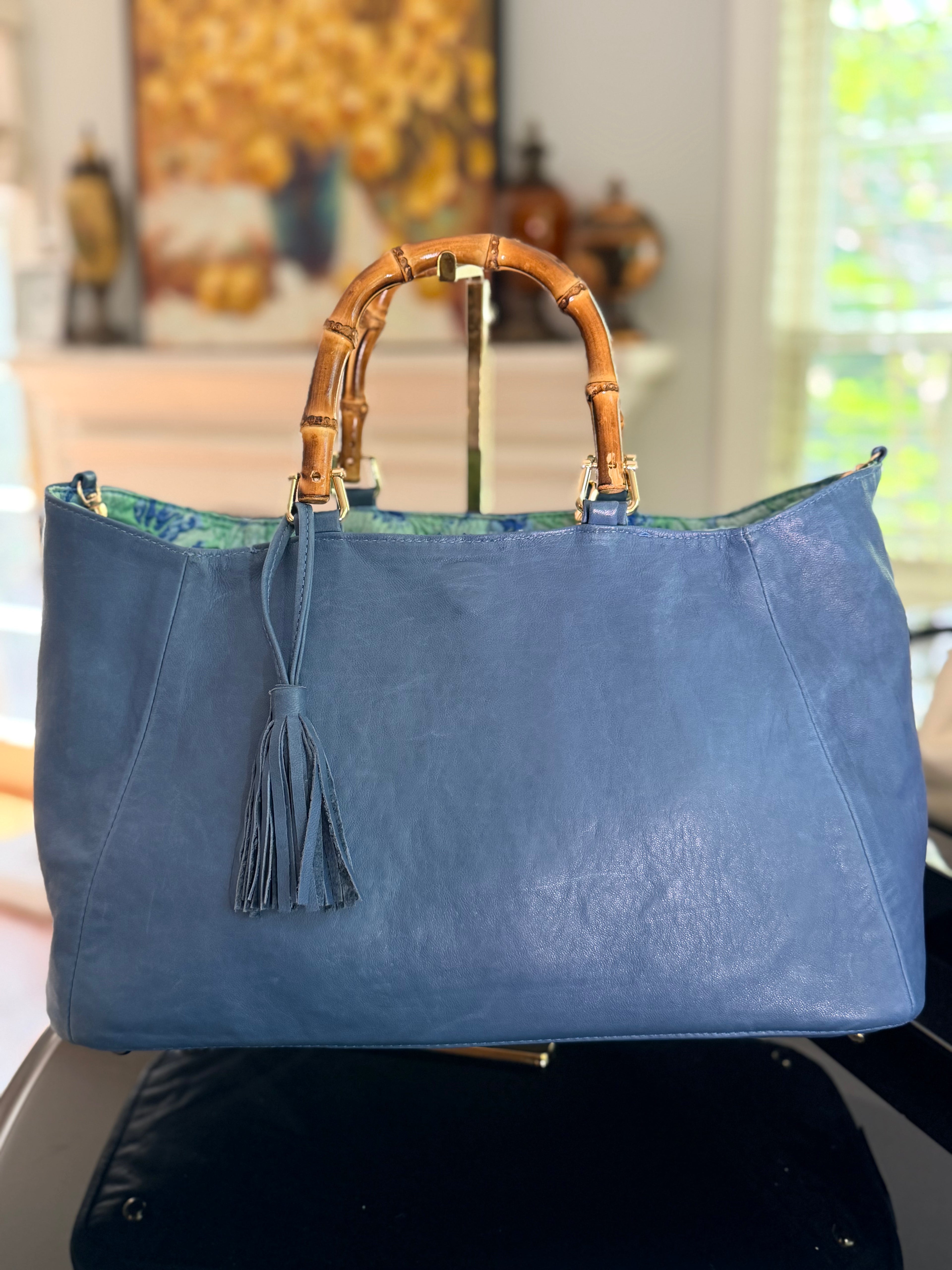 REVERSIBLE /CONVERTIBLE BAMBOO TOTE