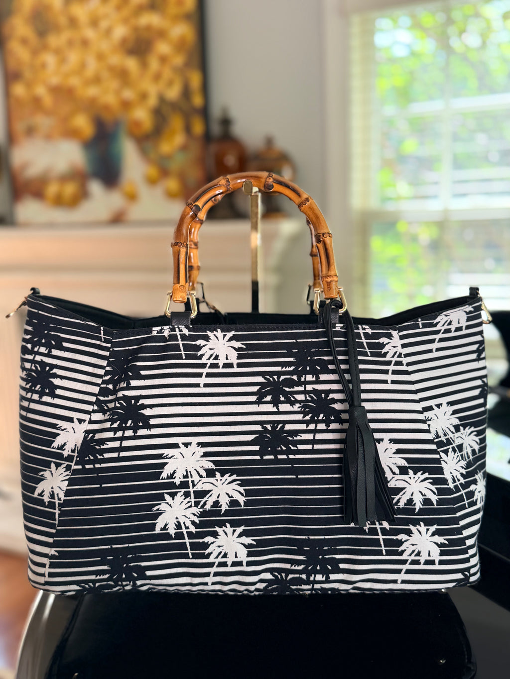 REVERSIBILE / CONVERTIBLE BAMBOO TOTE