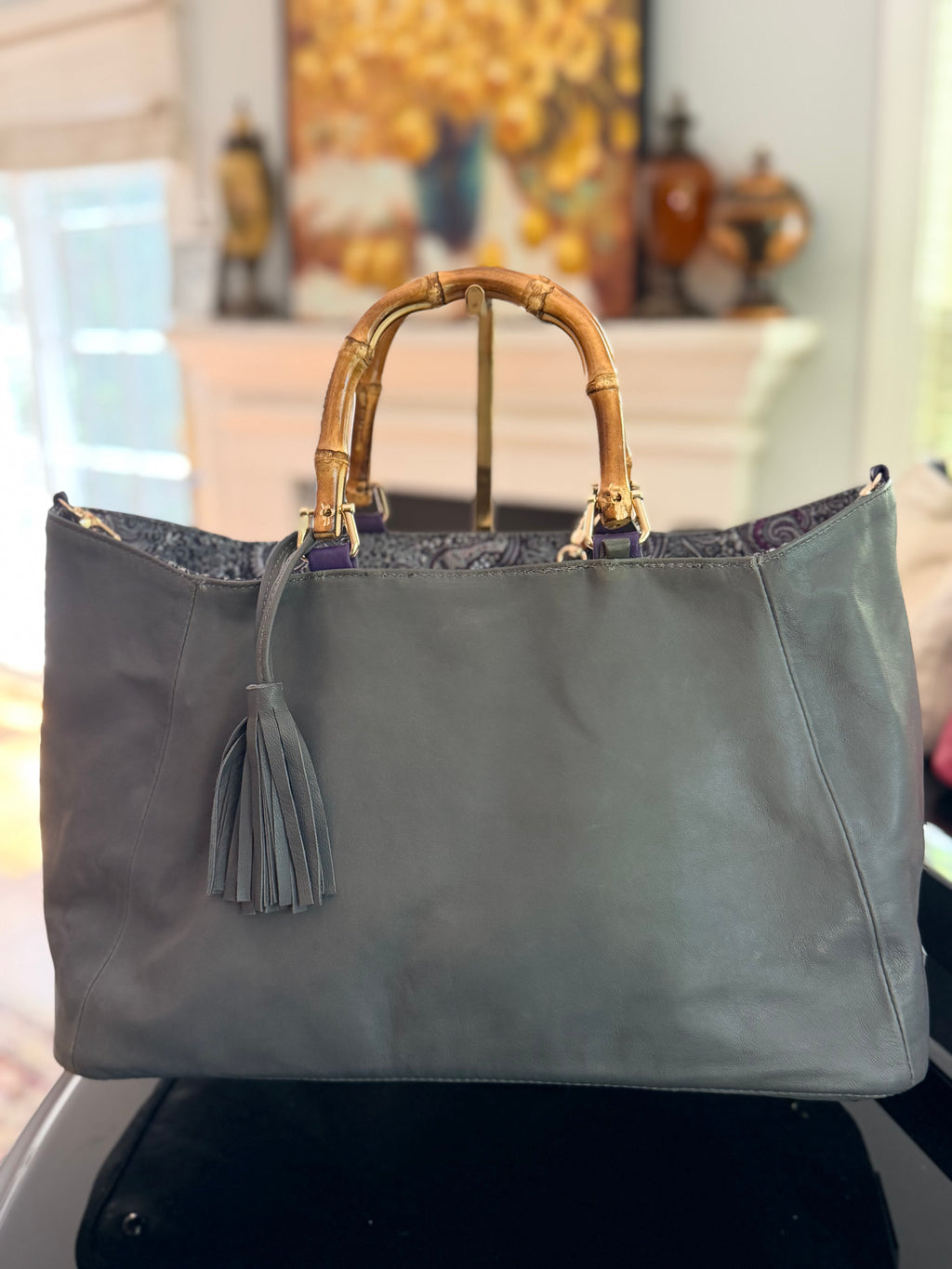 REVERSIBLE / CONVERTIBLE BAMBOO TOTE