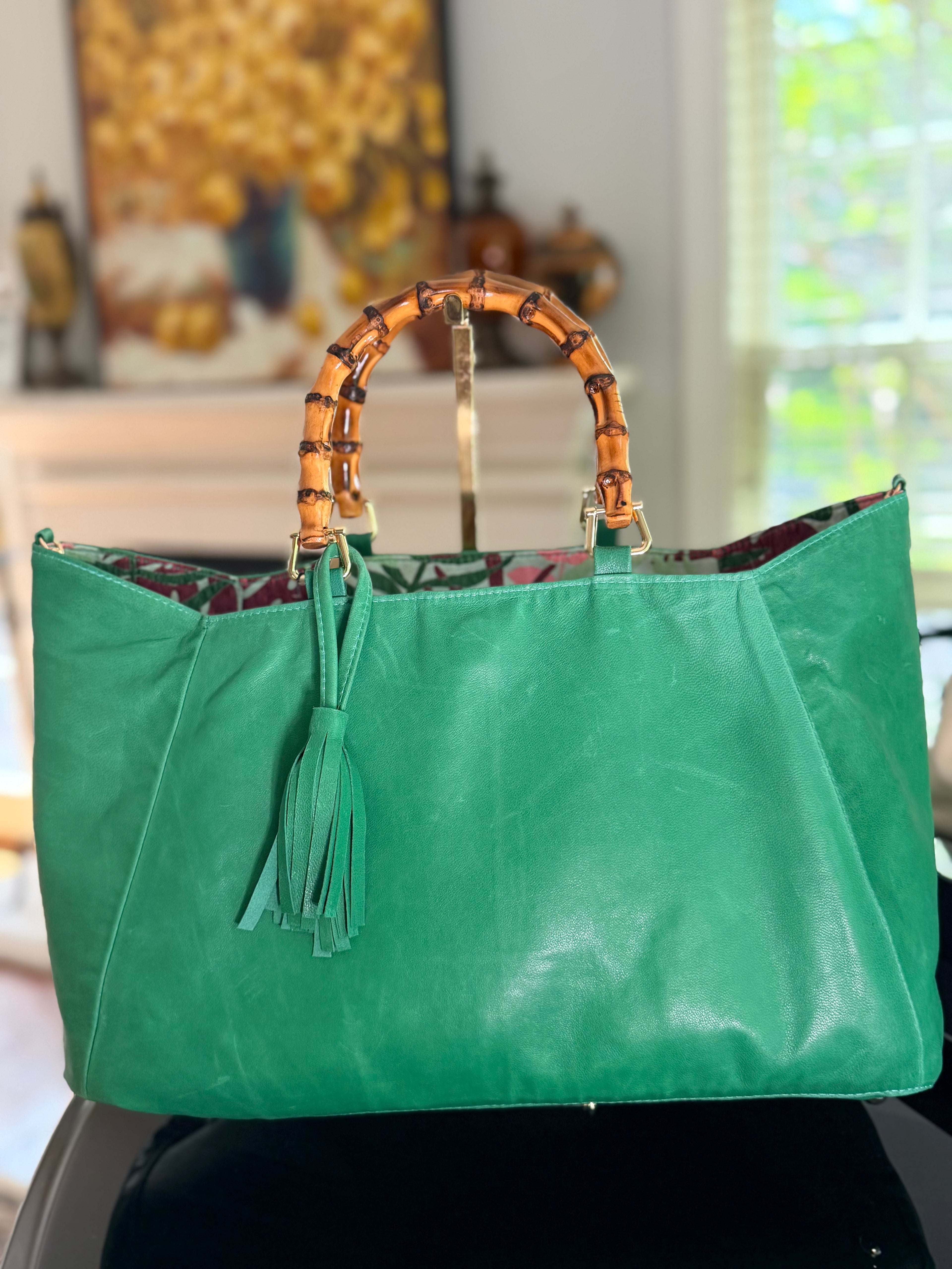 REVERSIBLE / CONVERTIBLE BAMBOO TOTE