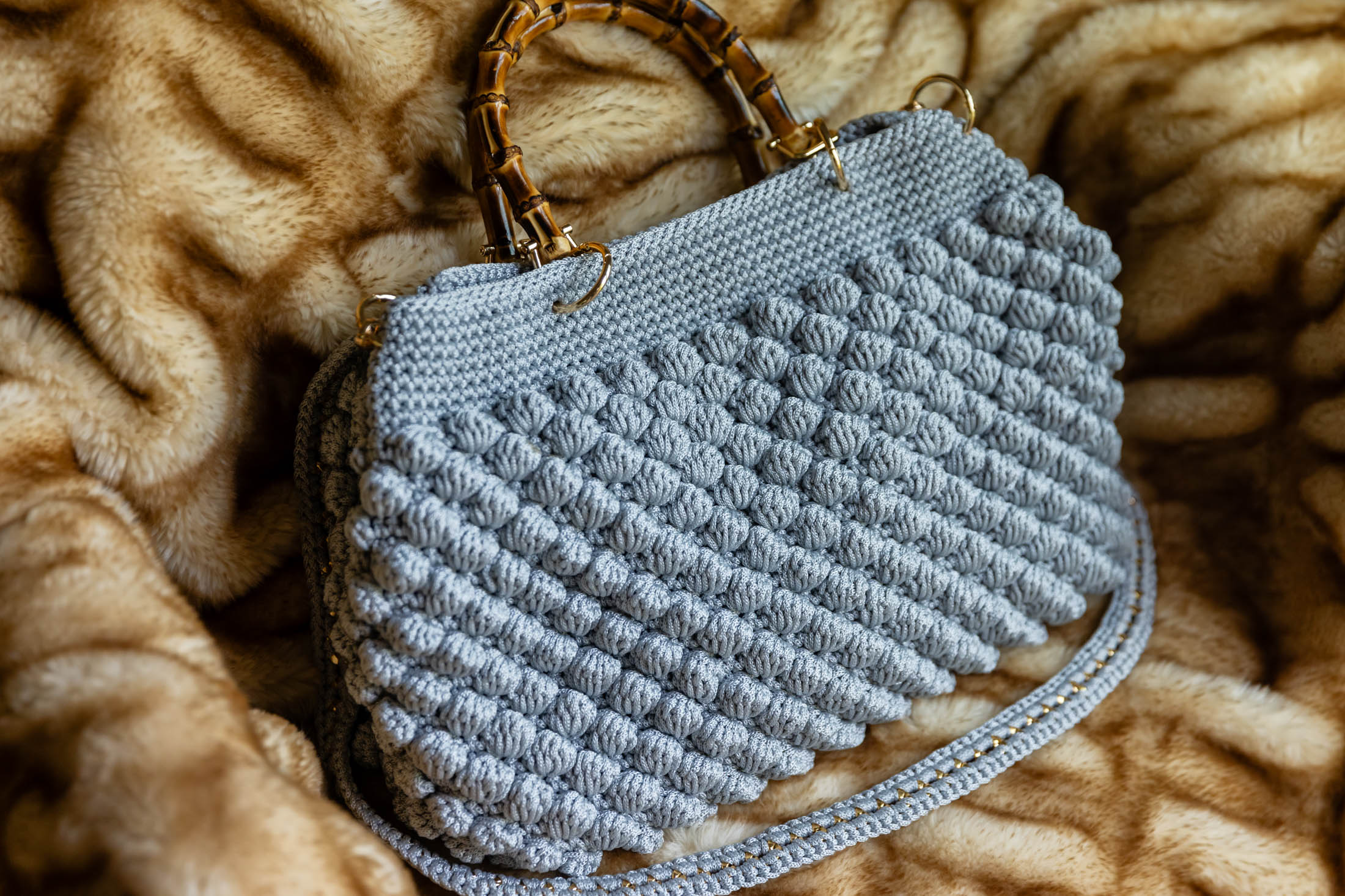 BUBBLE BAMBOO LARGE GRAY