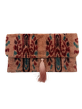 Meertens Luxury Silk Cotton Blend Envelope Clutch