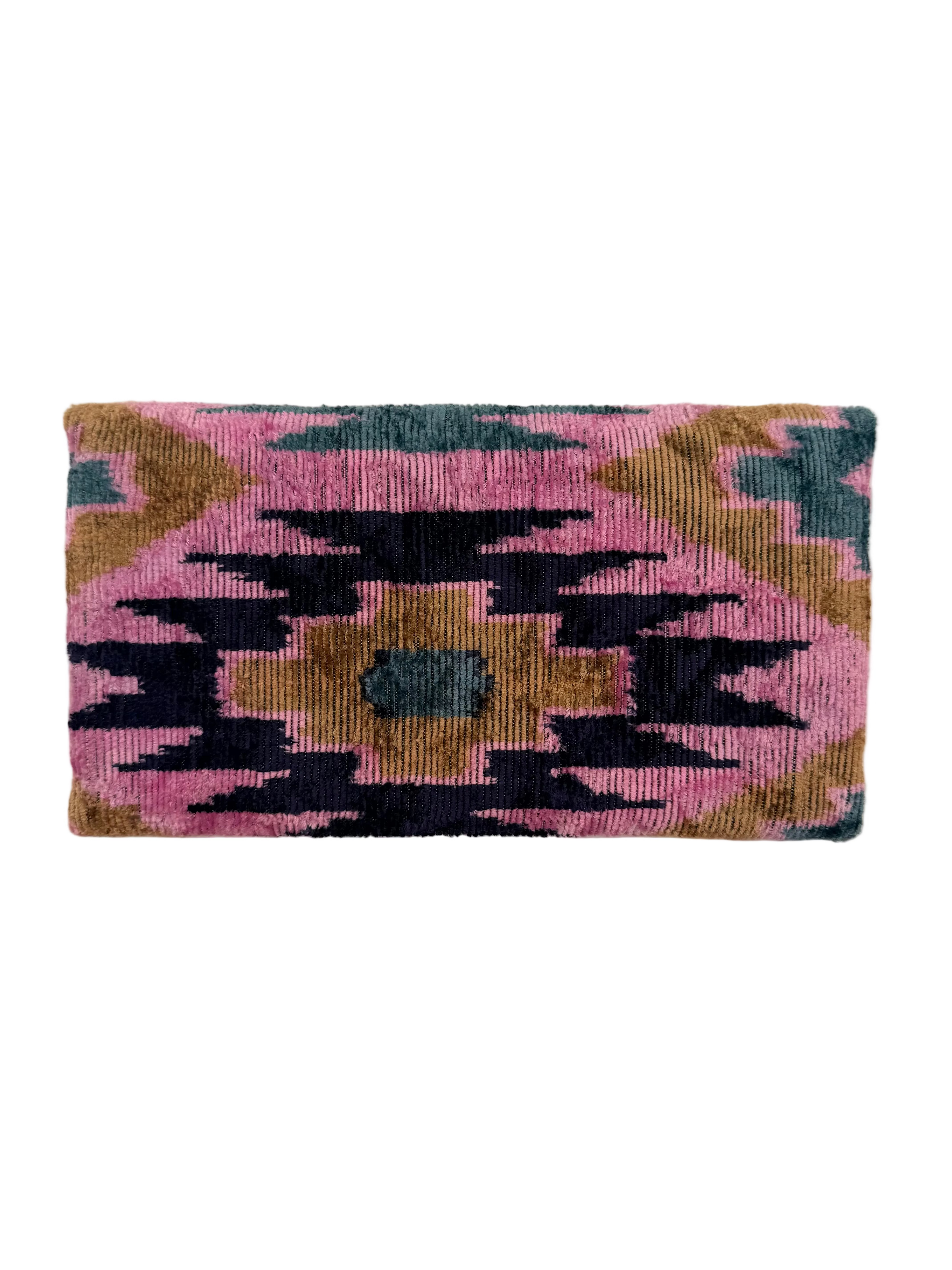 Meertens Luxury Silk Cotton Blend Envelope Clutch