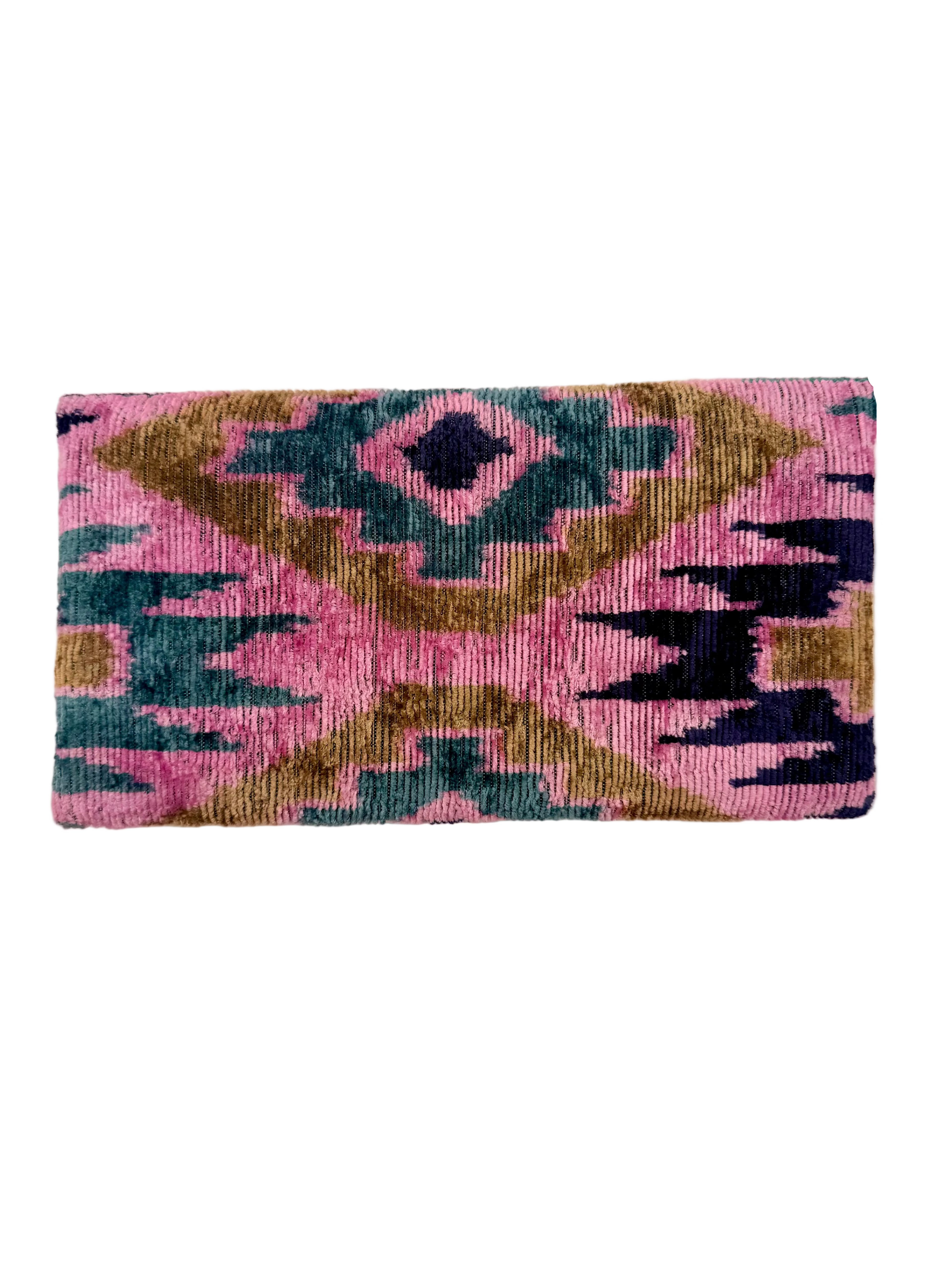 Meertens Luxury Silk Cotton Blend Envelope Clutch