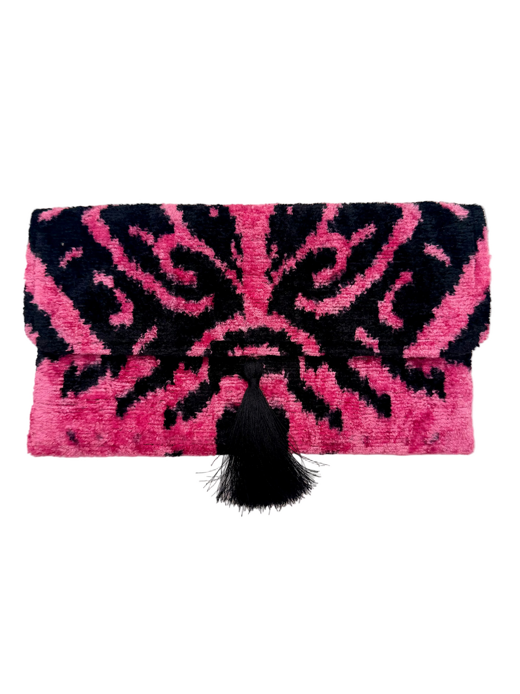 Meertens Luxury Silk Cotton Blend Envelope Clutch