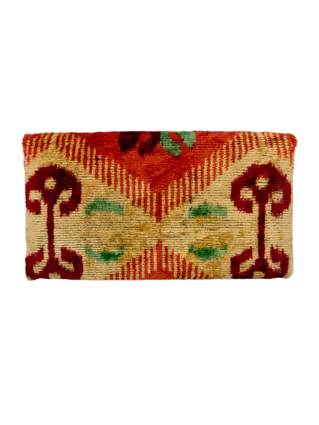 Meertens Luxury Silk Cotton Blend Envelope Clutch