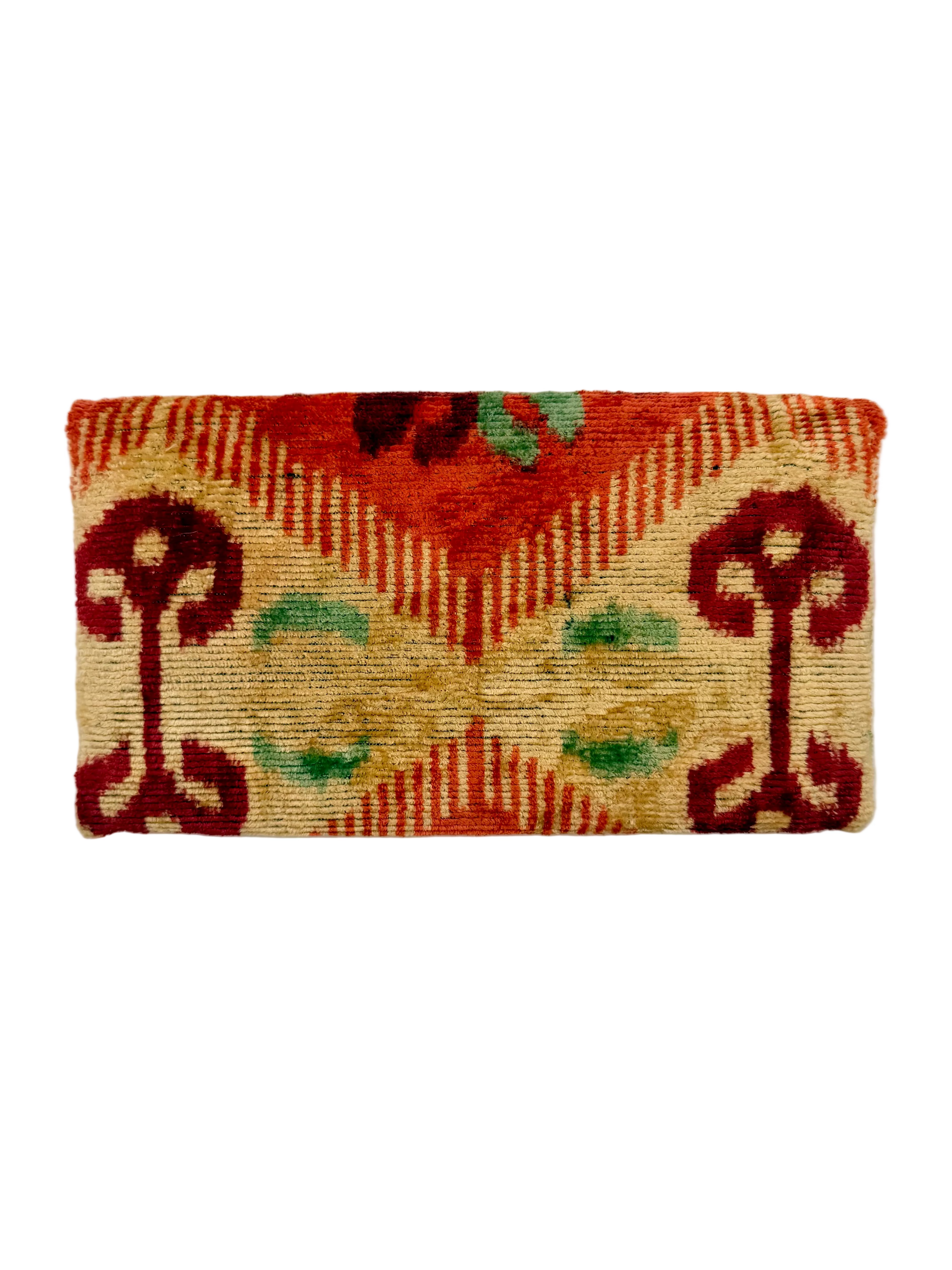 Meertens Luxury Silk Cotton Blend Envelope Clutch