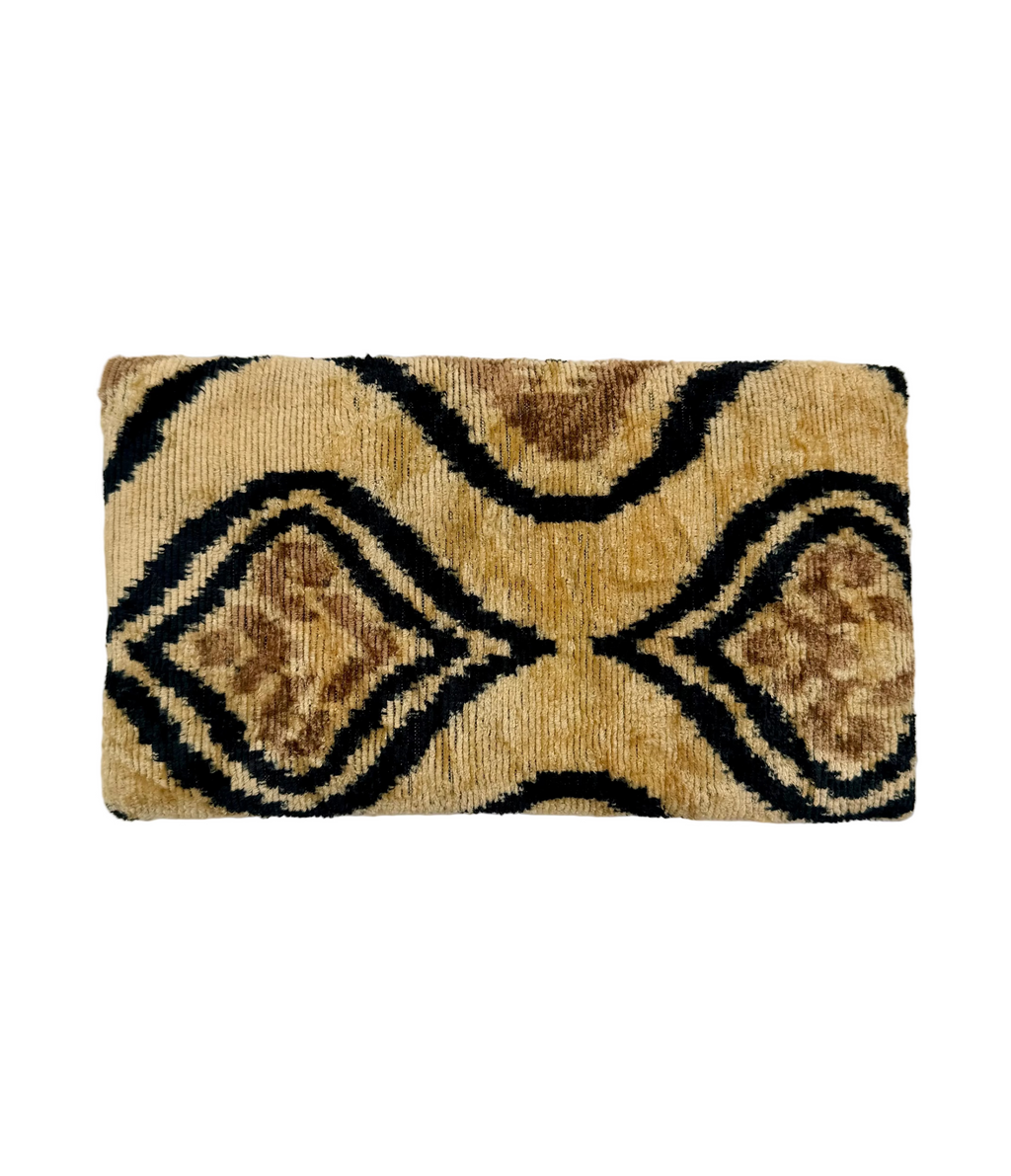 Meertens Luxury Silk cotton Blend Envelope Clutch