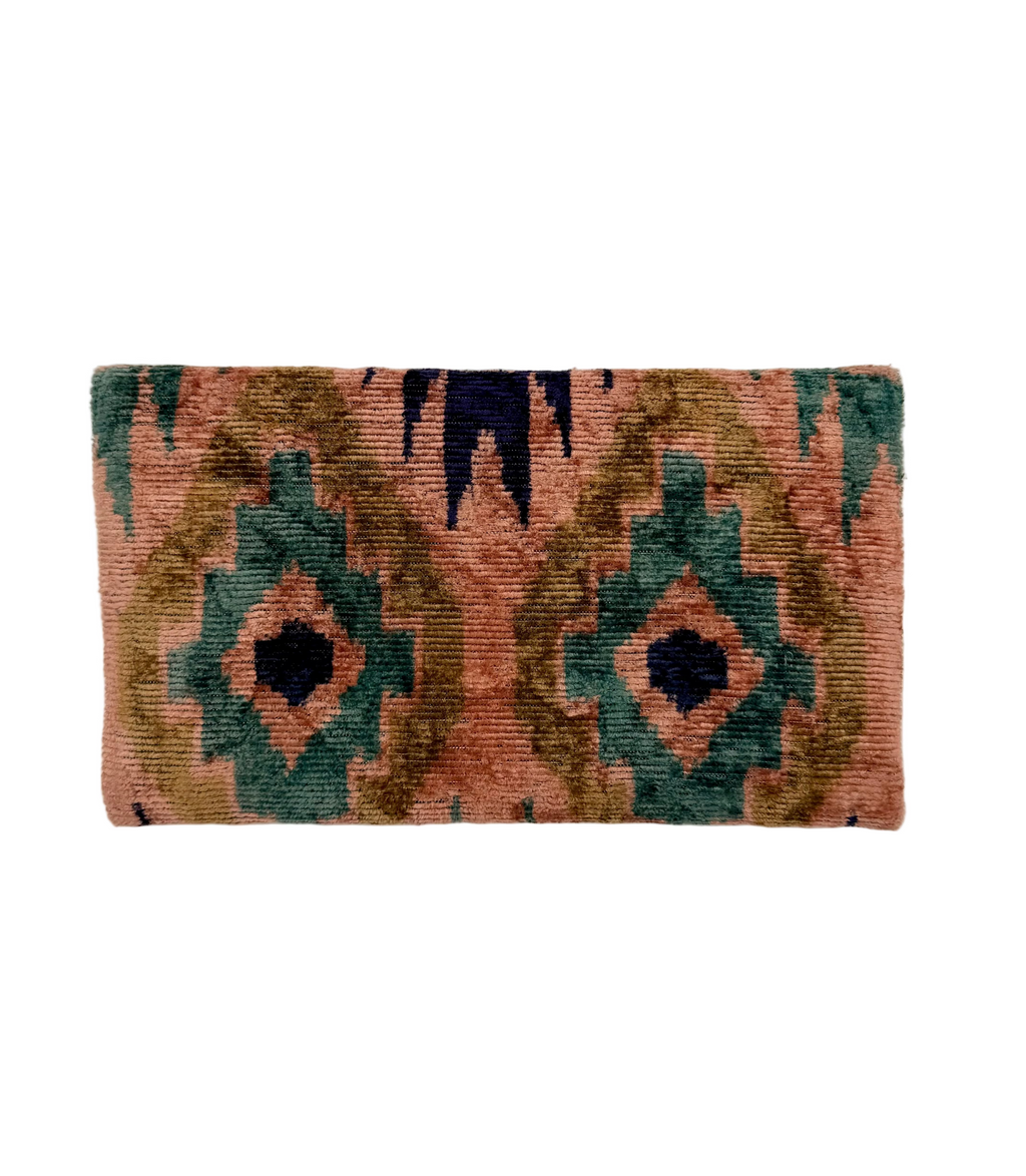 Meertens Luxury Silk Cotton Blend Envelope Clutch