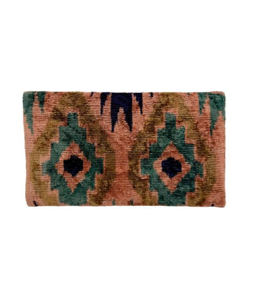 Meertens Luxury Silk Cotton Blend Envelope Clutch