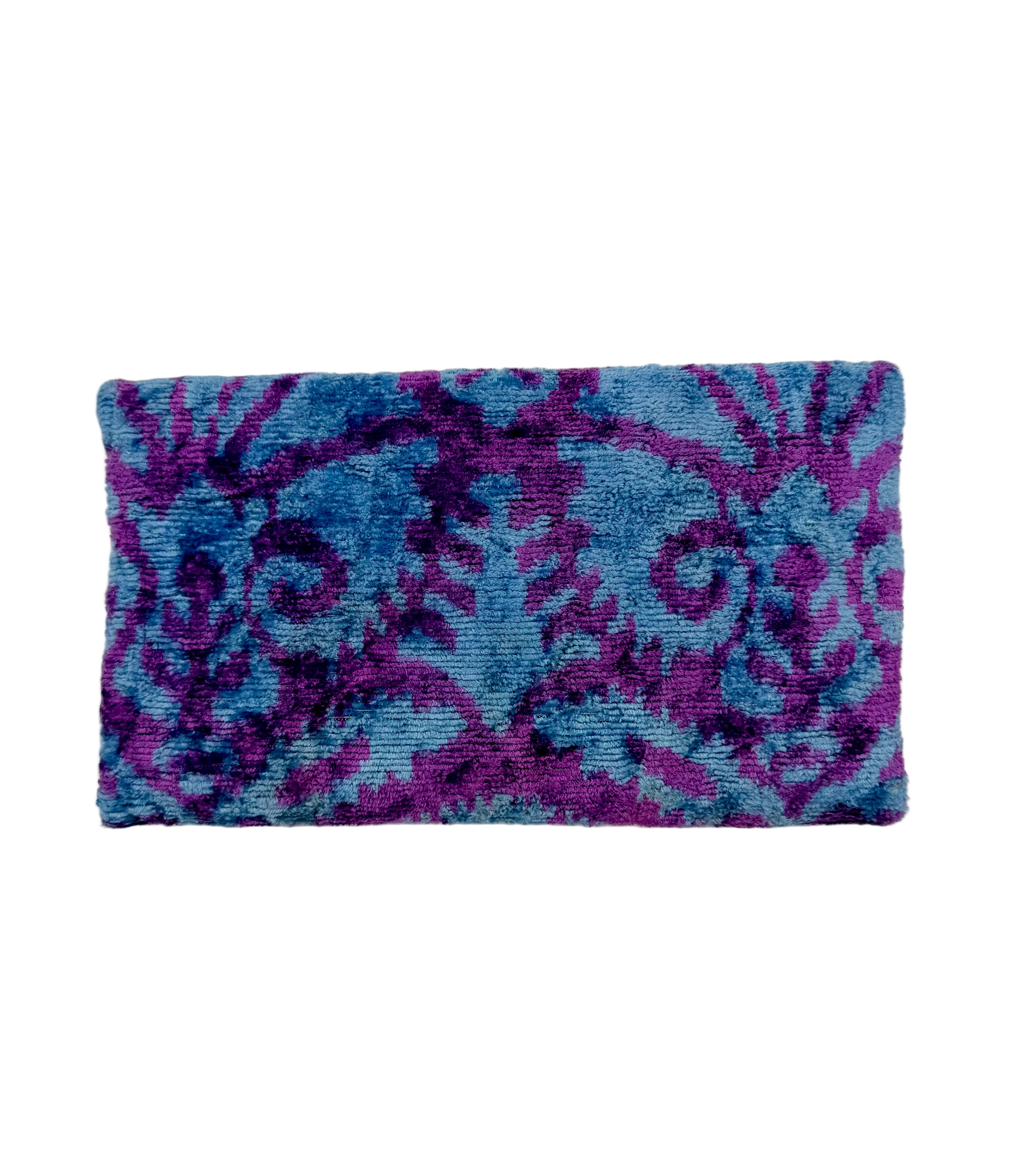 Meertens Luxury Silk Cotton Blend Envelope Clutch