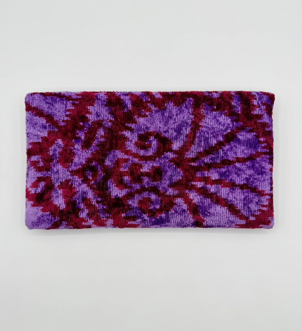 Meertens Luxury Silk Cotton Blend Envelope Clutch