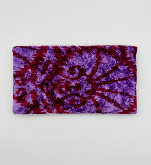 Meertens Luxury Silk Cotton Blend Envelope Clutch