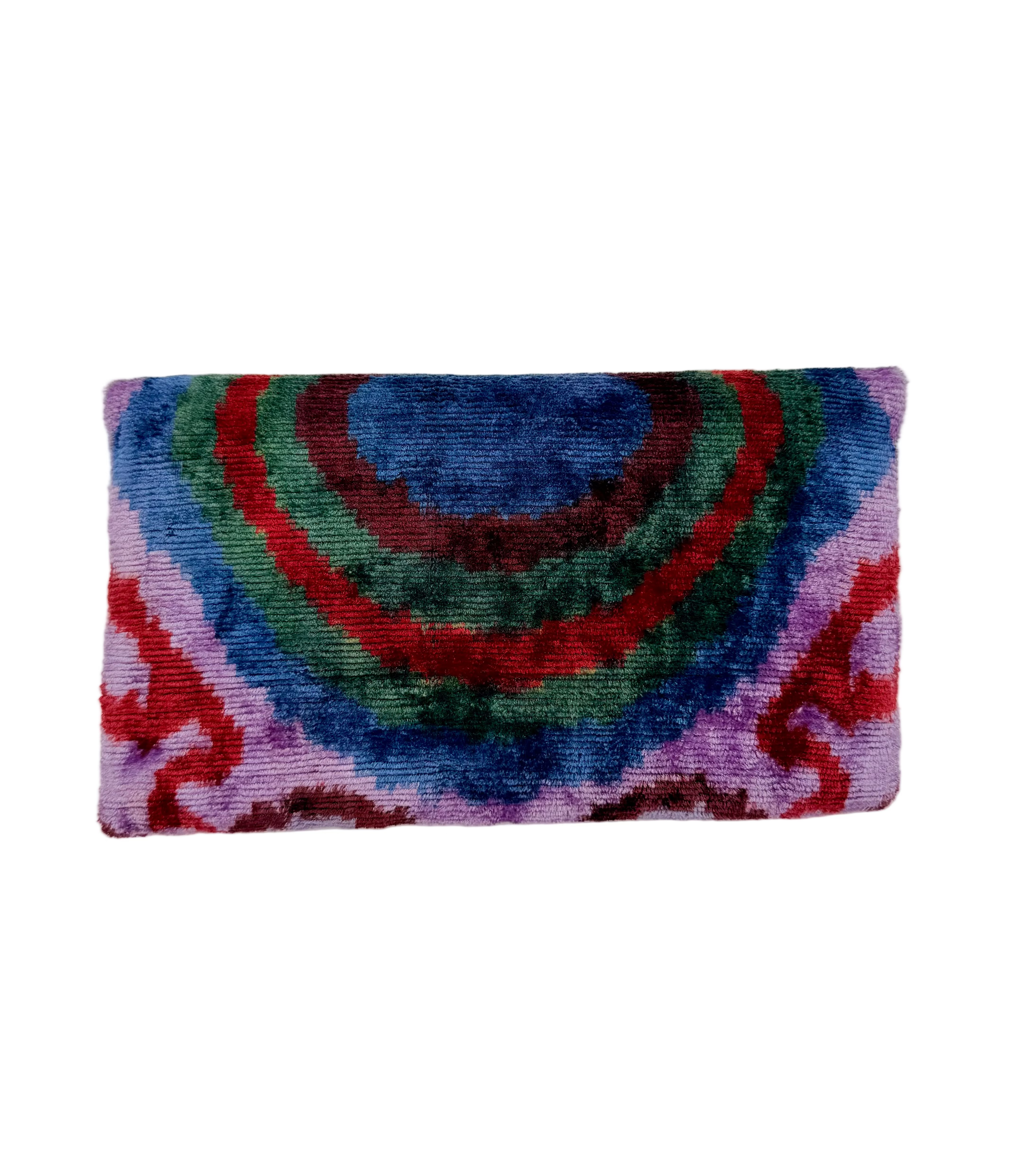 Meertens Luxury Silk Cotton Blend Envelope Clutch