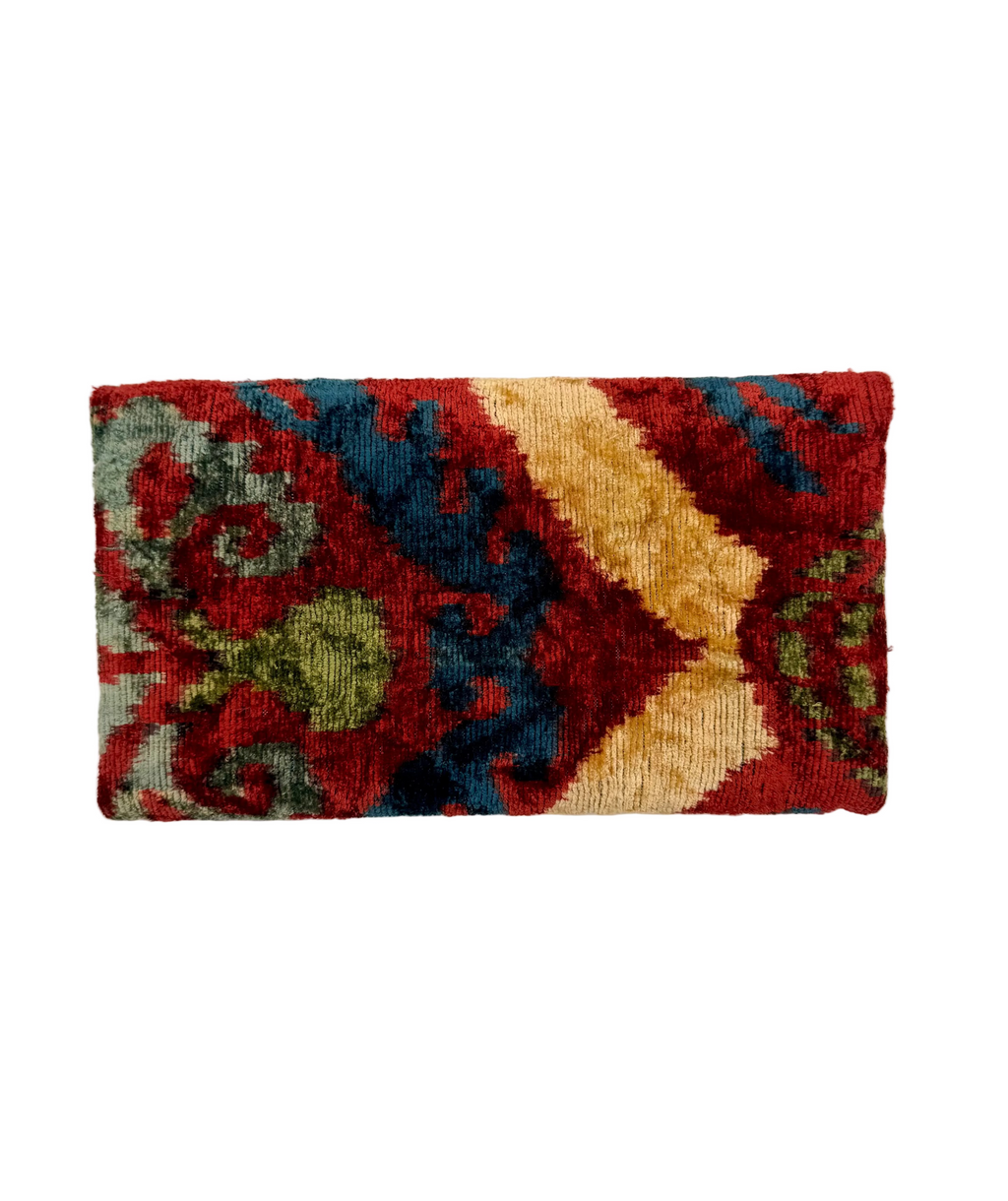 Meertens Luxury Silk Cotton Blend Envelope Clutch