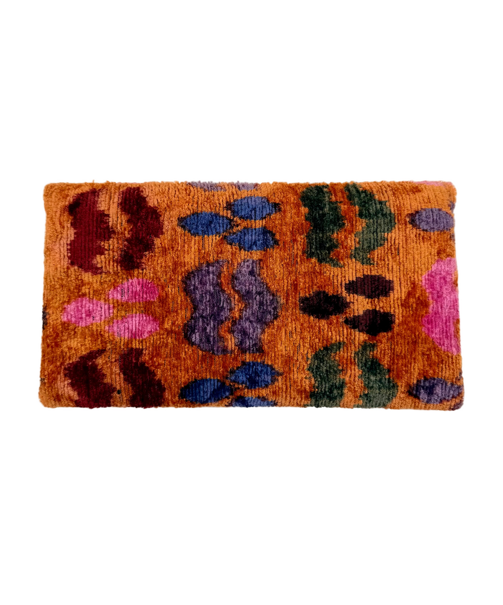 Meertens Luxury Silk Cotton Blend Envelope Clutch