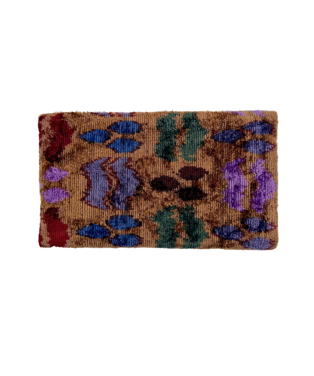 Meertens Luxury Silk Cotton Blend Envelope Clutch