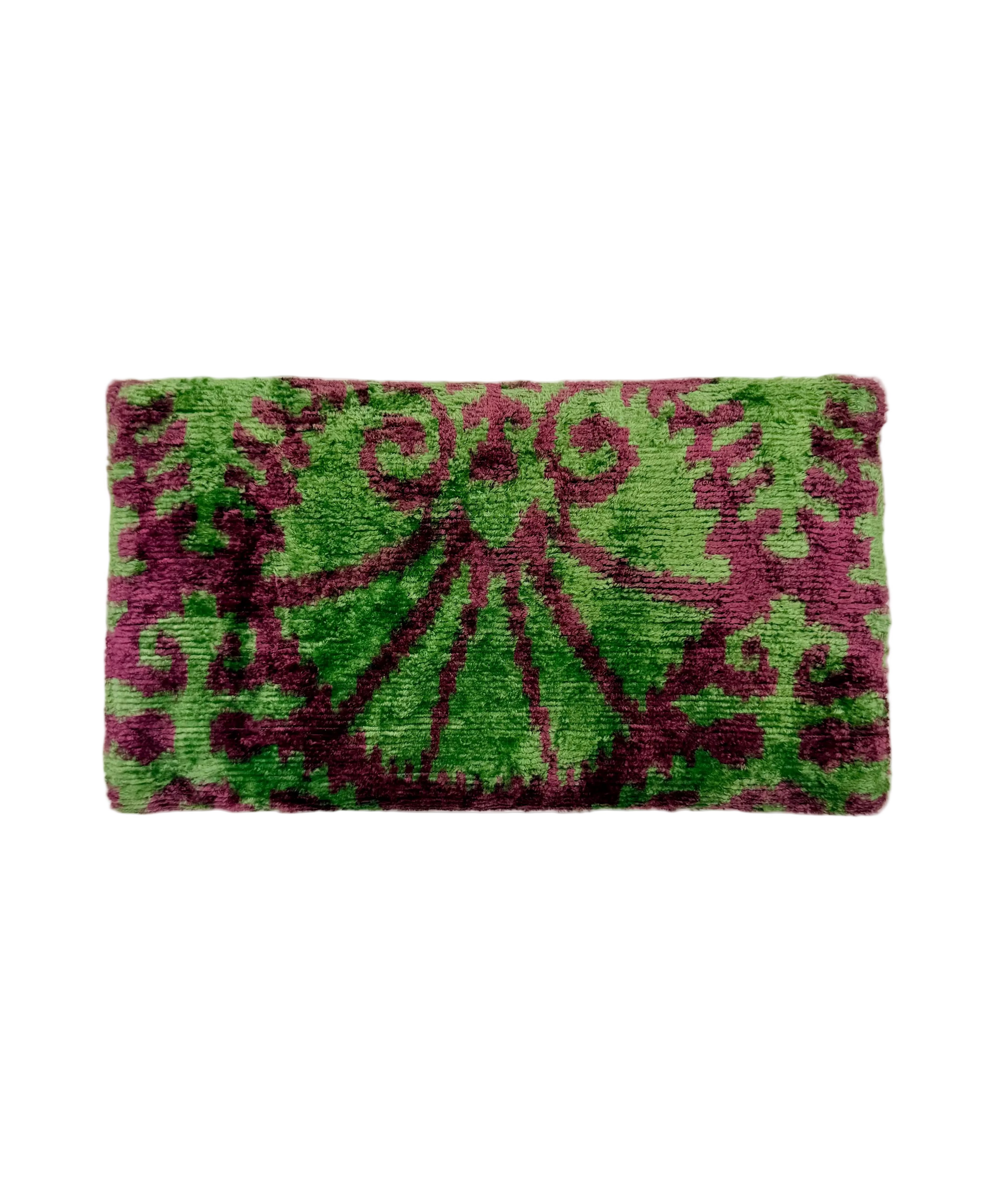 Meertens Luxury Silk Cotton Blend Envelope Clutch