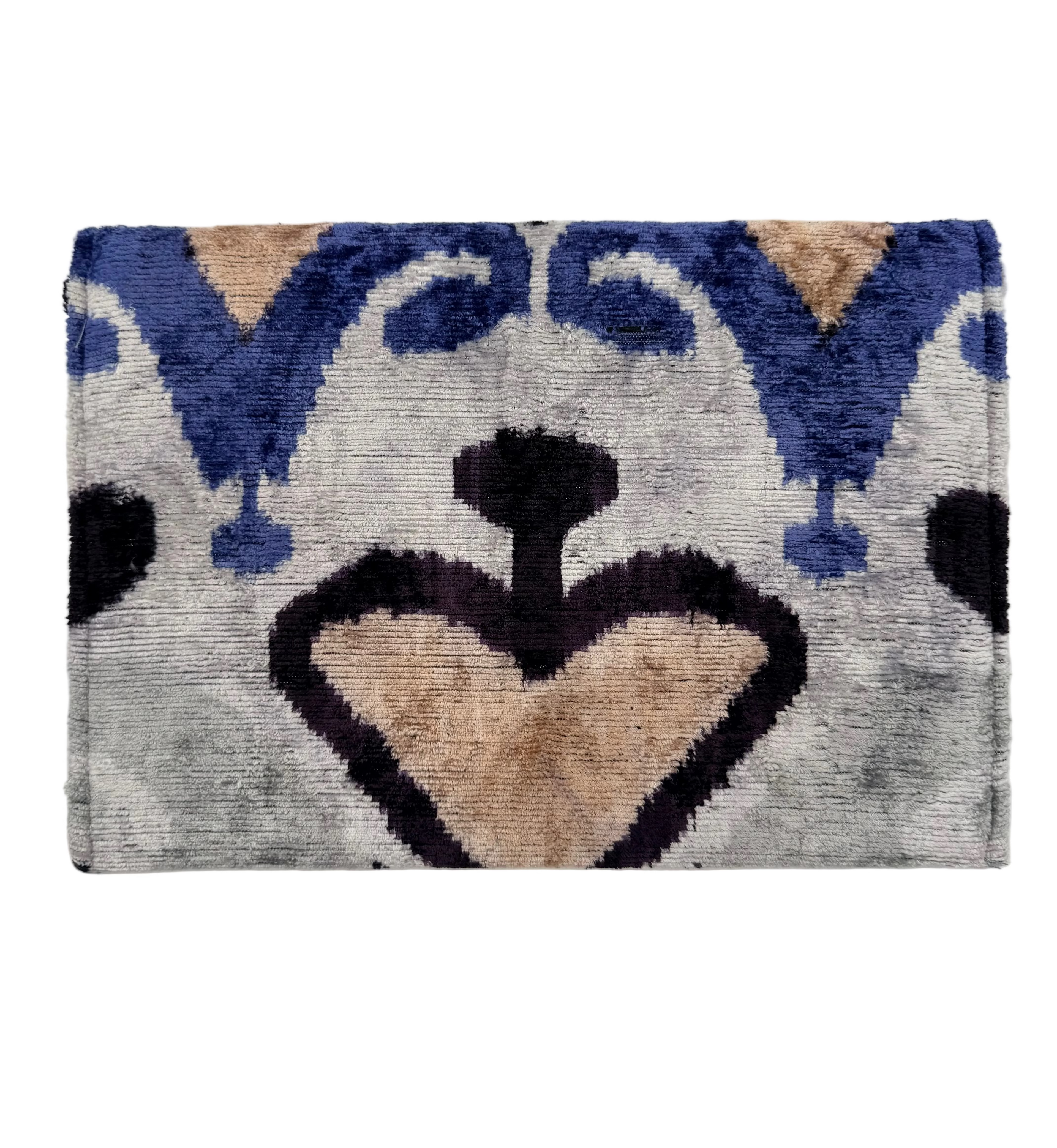 Meertens Luxury Silk Cotton Blend Large Envelope Clutch