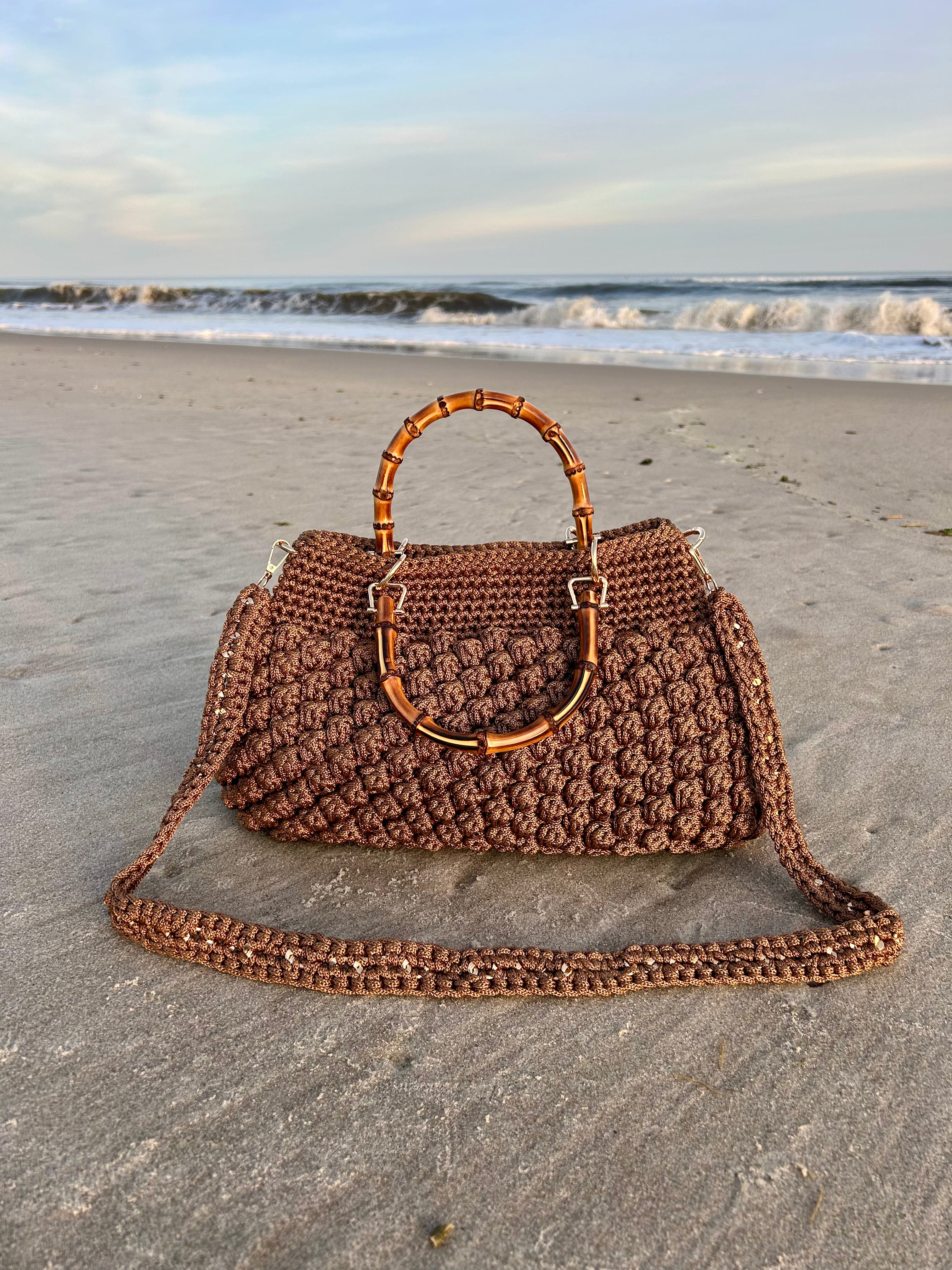 BUBBLE BAMBOO LARGE BROWN