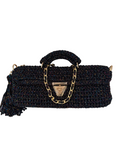 EAST WEST COTTON MULTI METALLIC BLACK