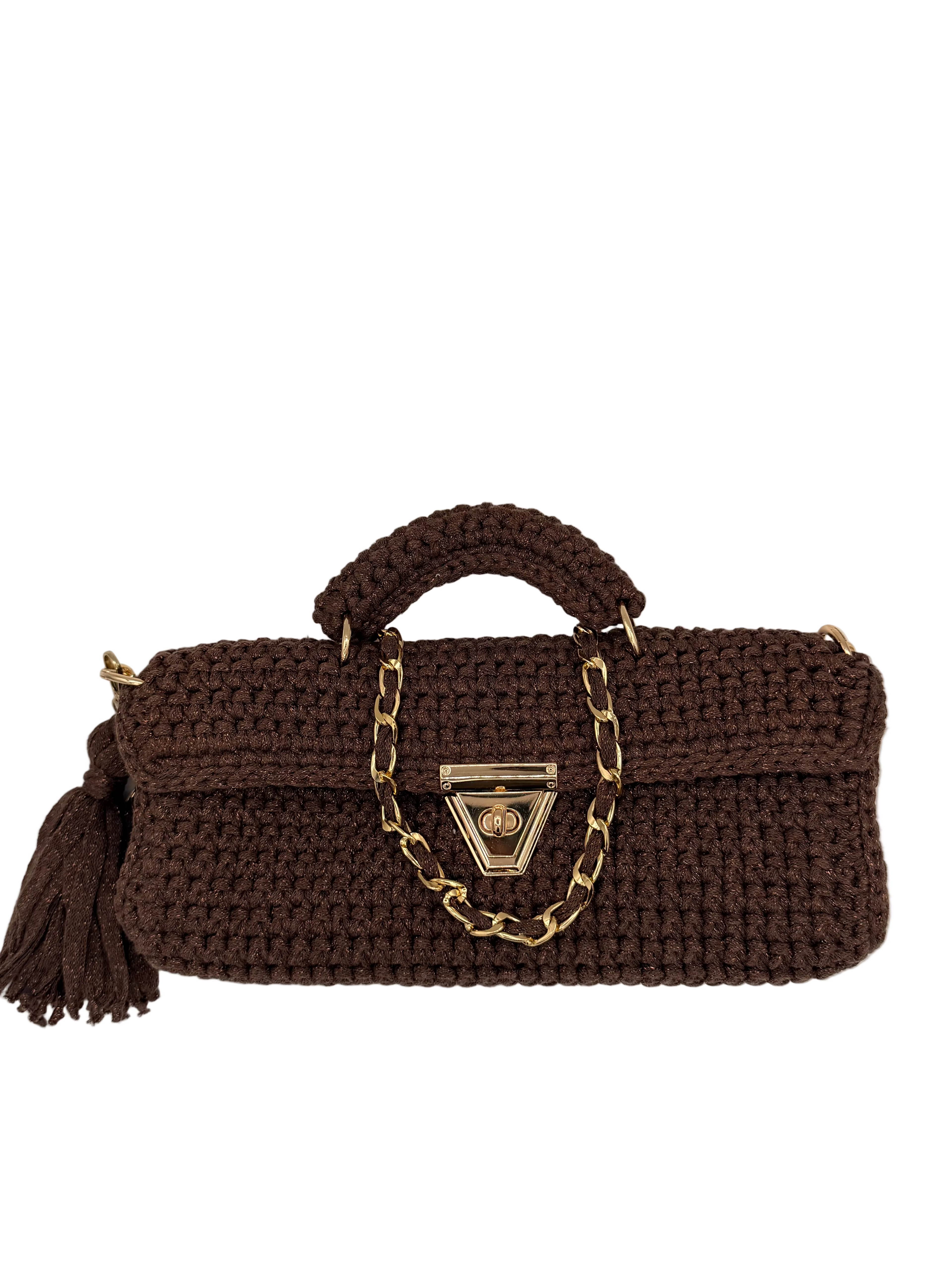 EAST WEST COTTON METALLIC BROWN