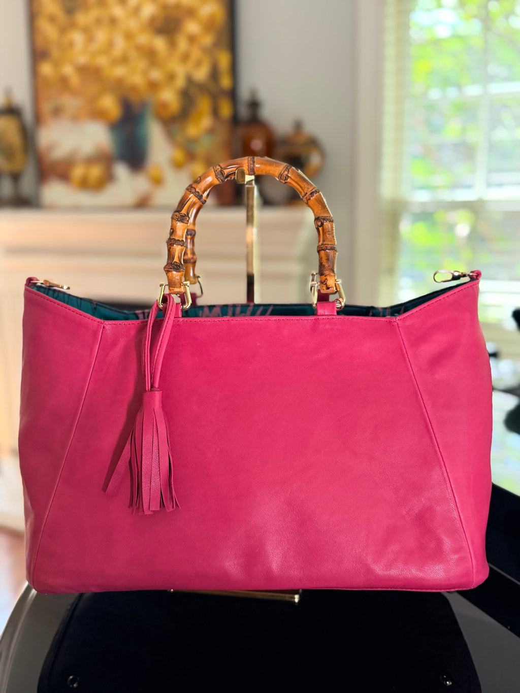 REVERSIBLE / CONVERTIBLE BAMBOO TOTE