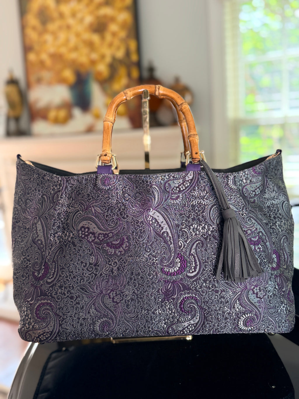 REVERSIBLE / CONVERTIBLE BAMBOO TOTE