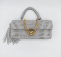 EAST WEST MACRAME GRAY
